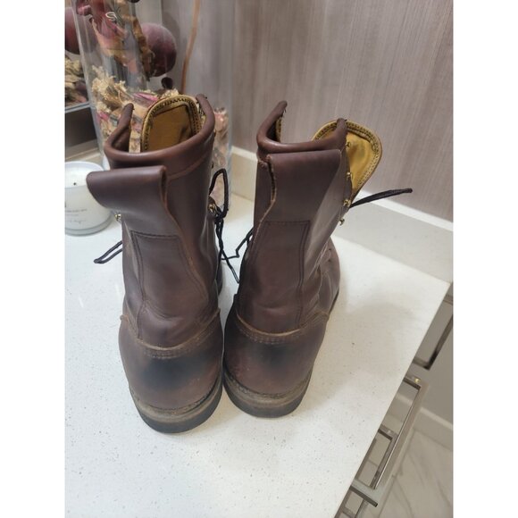 Filson Uplander Hunting Hiking Trail Mid-Calf Boots Vibram Sole Men Sz 9 D  Brow - Picture 3 of 8